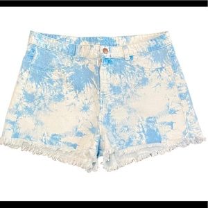 Tie Dye JEAN Shorts - Size XL